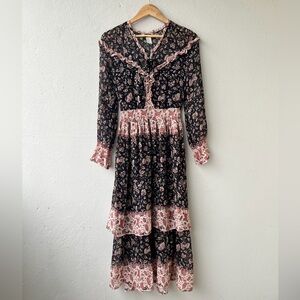 H&M | Tiered Prairie Dress
